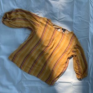 A.N.A Burnt Yellow Blouse